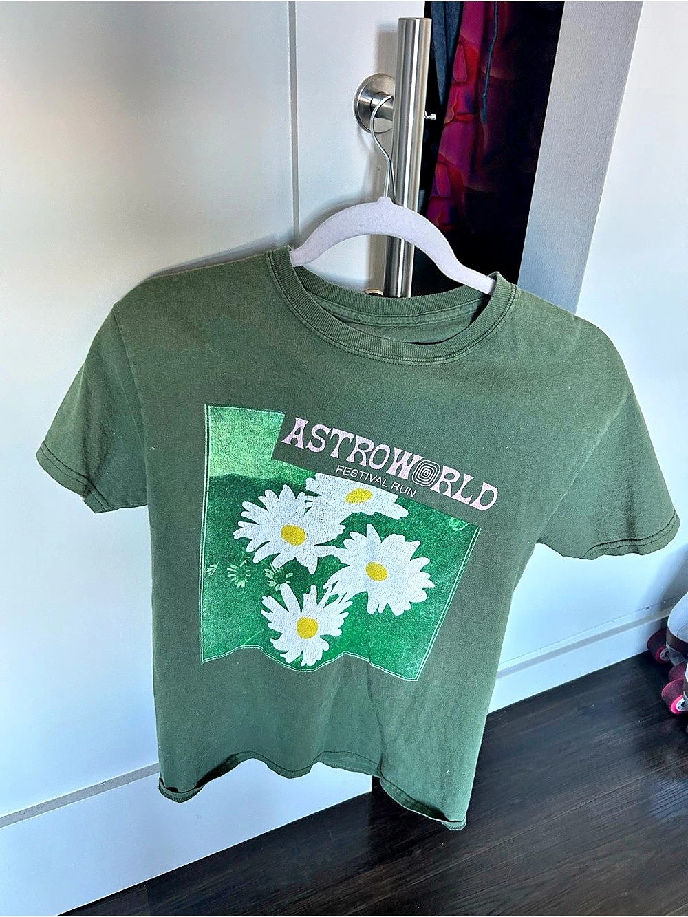 Travis Scott Astroworld Festival Run Flower T-Shirt